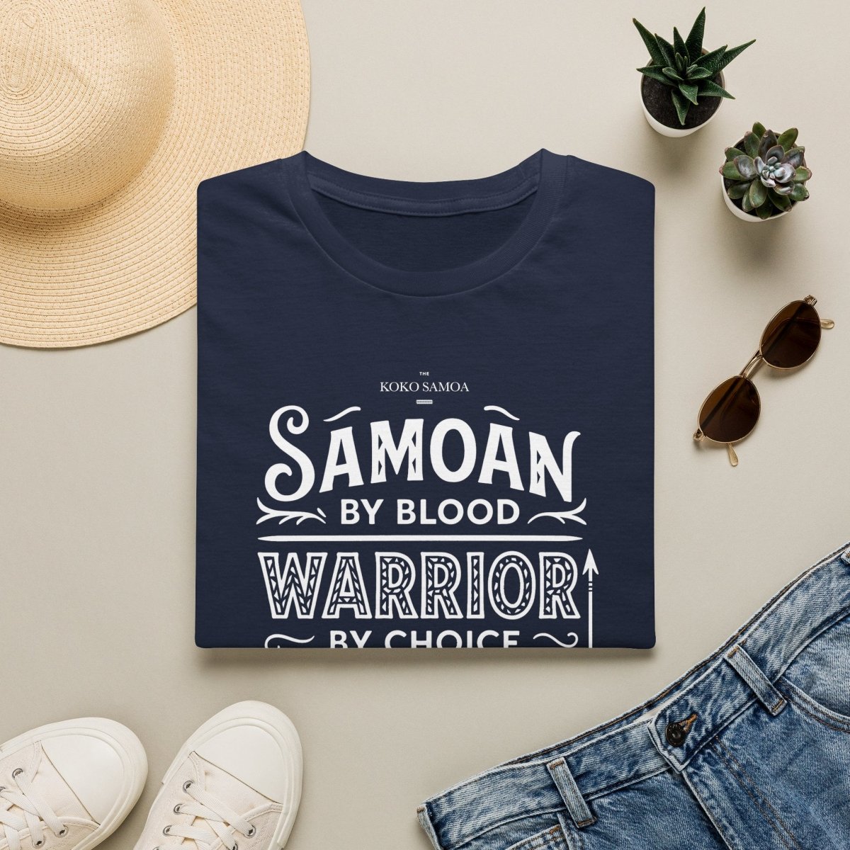 Soft Unisex Tee - Warrior by Choice - USA - The Koko Samoa