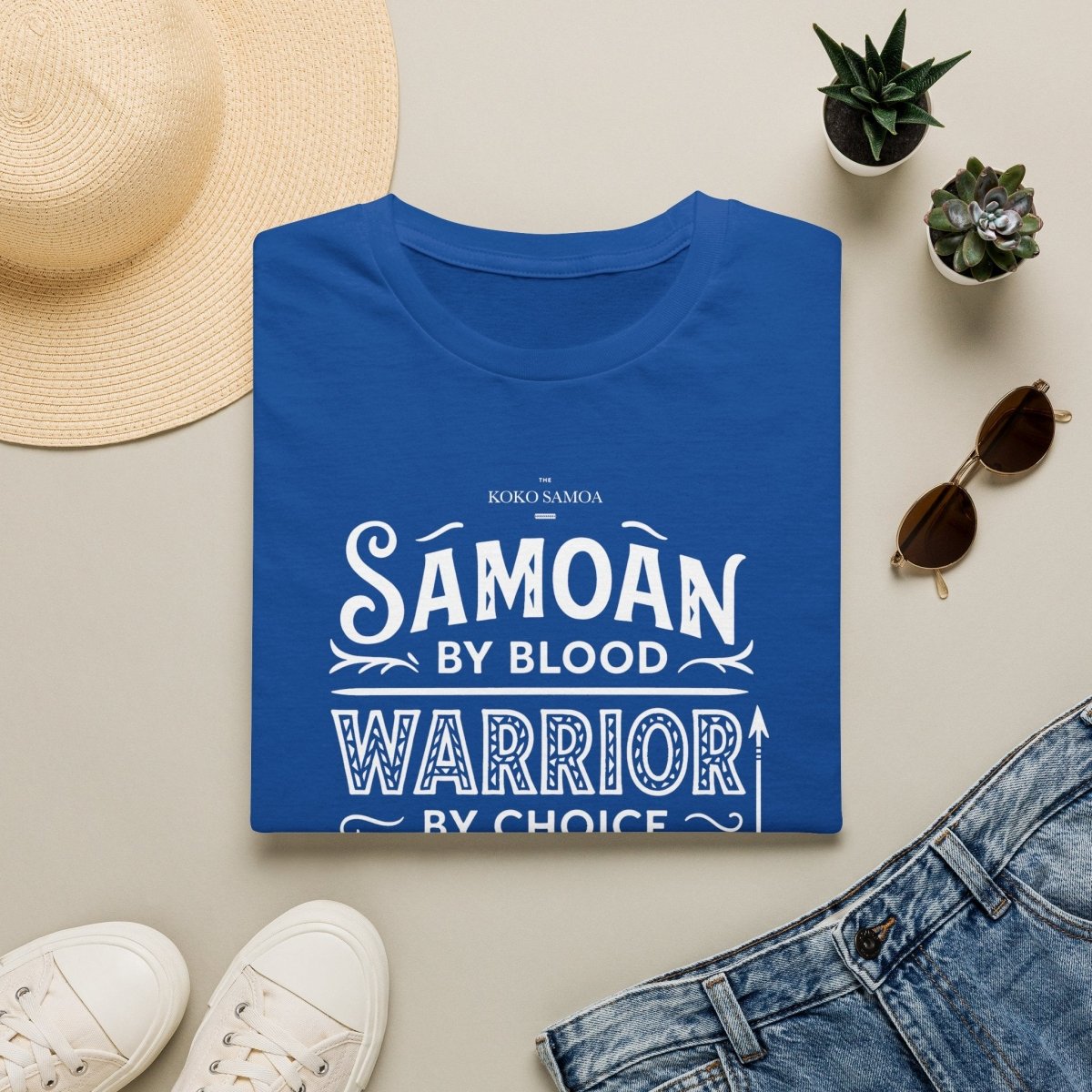 Soft Unisex Tee - Warrior by Choice - USA - The Koko Samoa