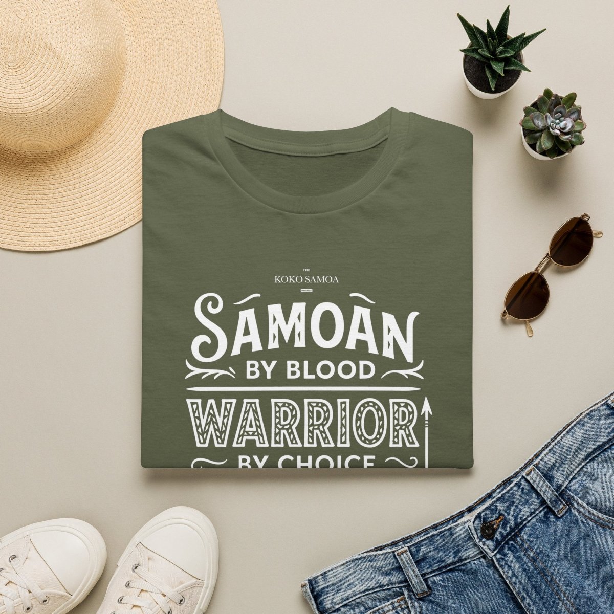 Soft Unisex Tee - Warrior by Choice - USA - The Koko Samoa