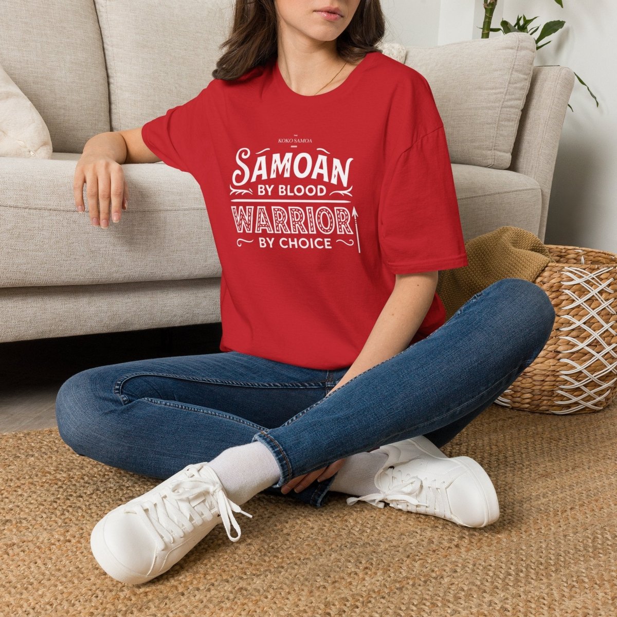 Soft Unisex Tee - Warrior by Choice - USA - The Koko Samoa