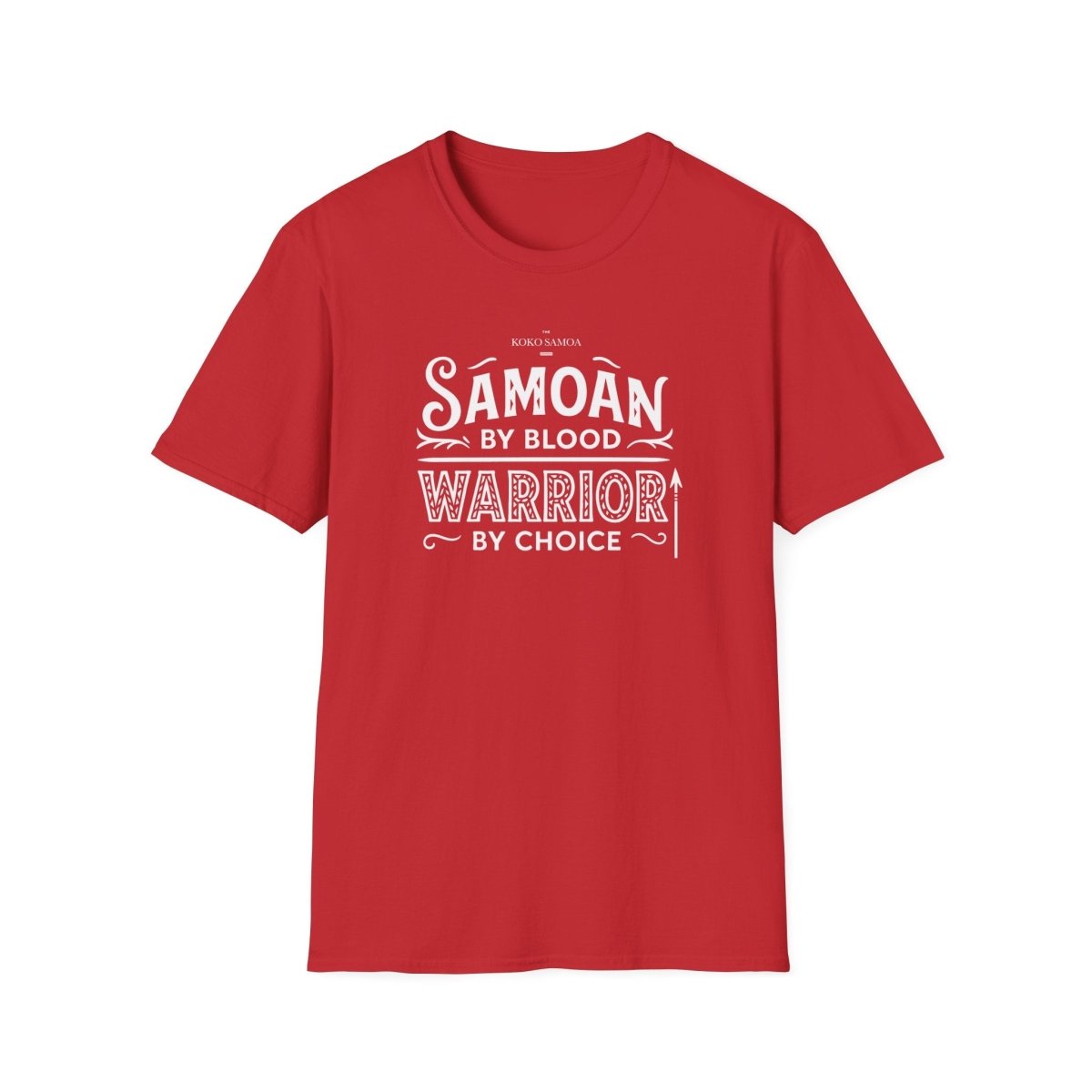 Soft Unisex Tee - Warrior by Choice - USA - The Koko Samoa