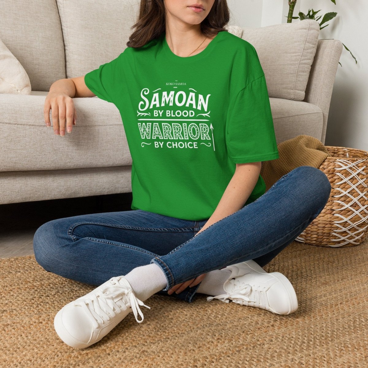 Soft Unisex Tee - Warrior by Choice - USA - The Koko Samoa