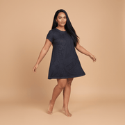 T-Shirt Dress - Blue Bloom - AU/NZ/USA - The Koko Samoa