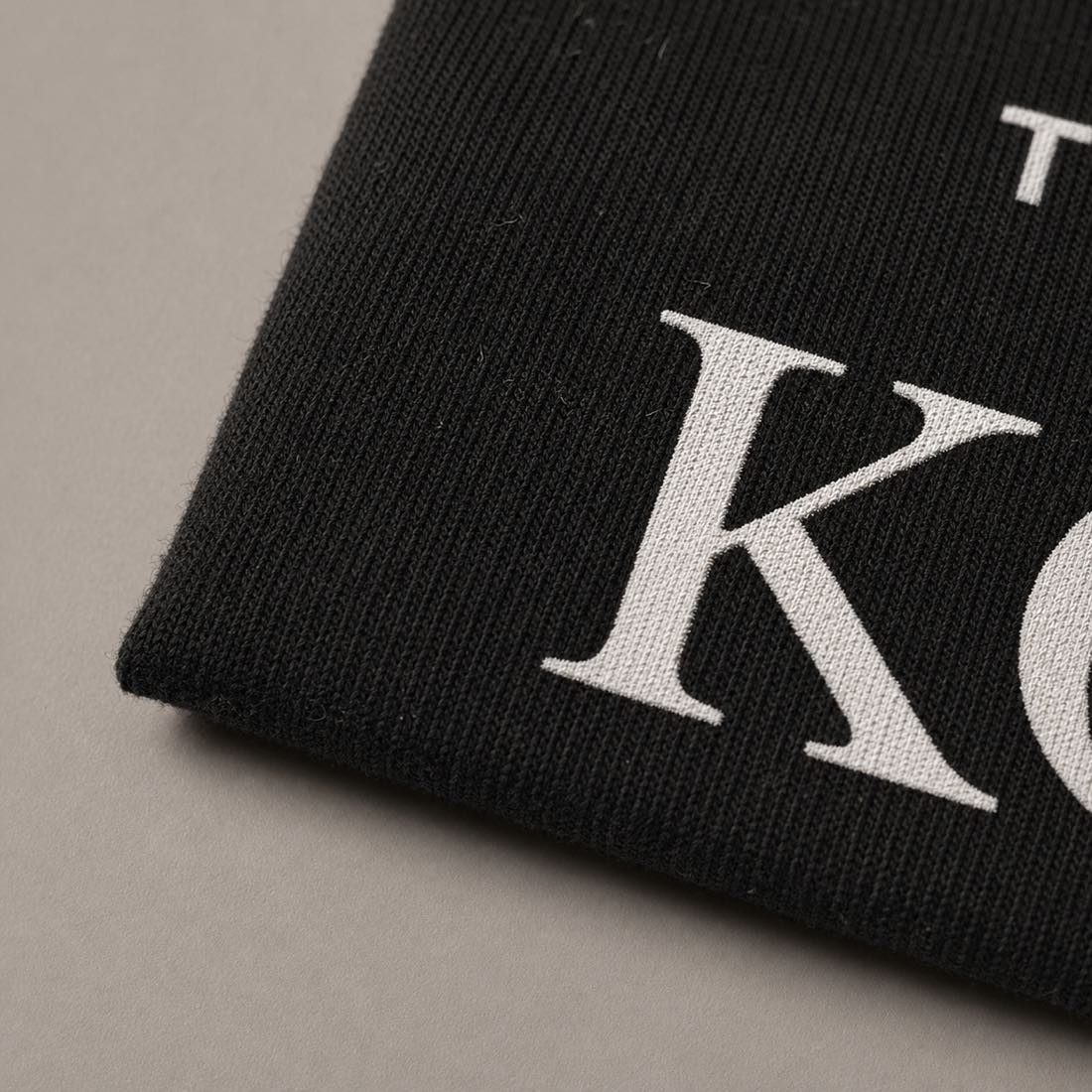 Black heavy unisex tee with the The Brand Classic print, The Koko Samoa