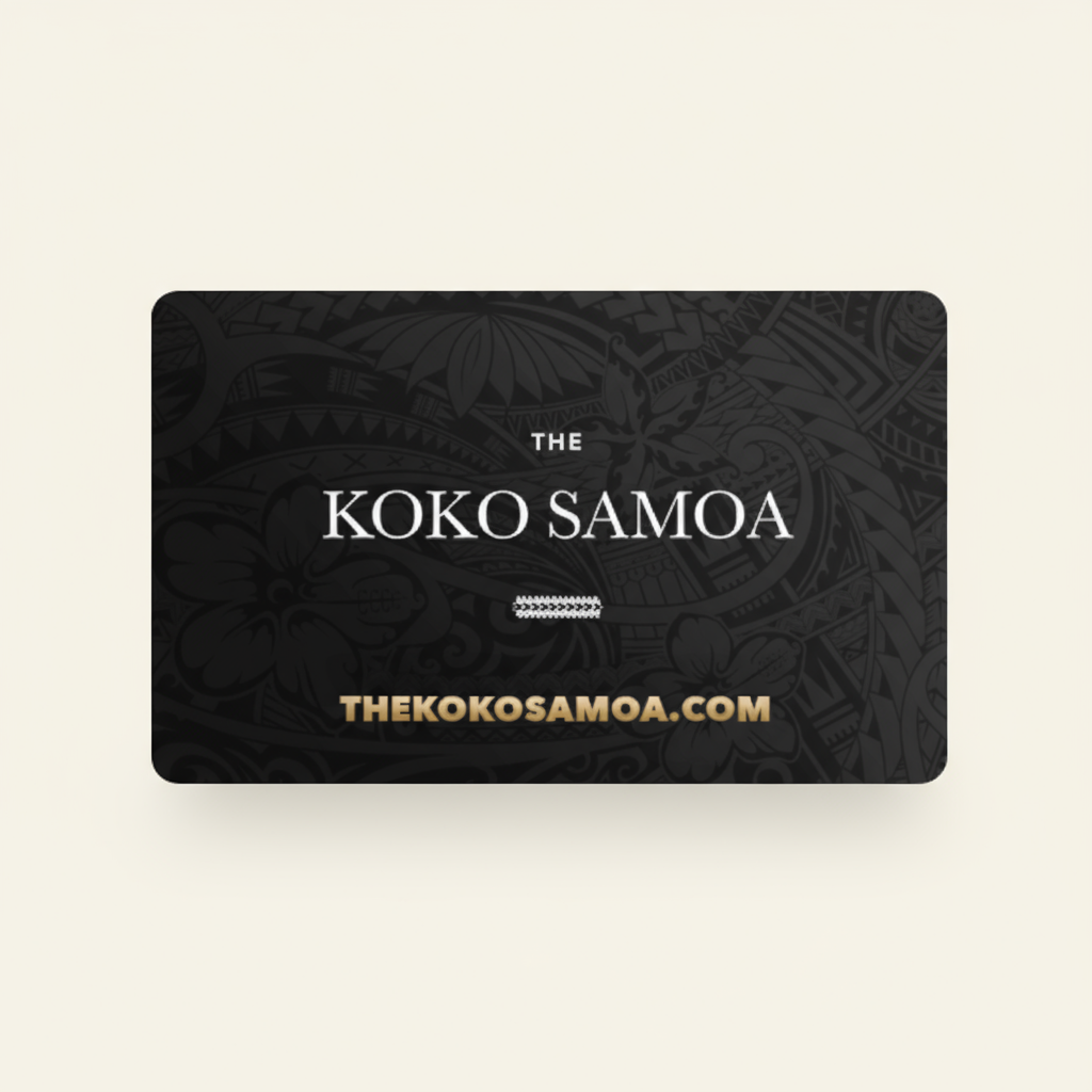The Koko Samoa Gift Card - The Koko Samoa