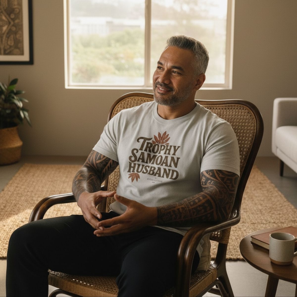 Trophy Samoan Husband tee, The Koko Samoa