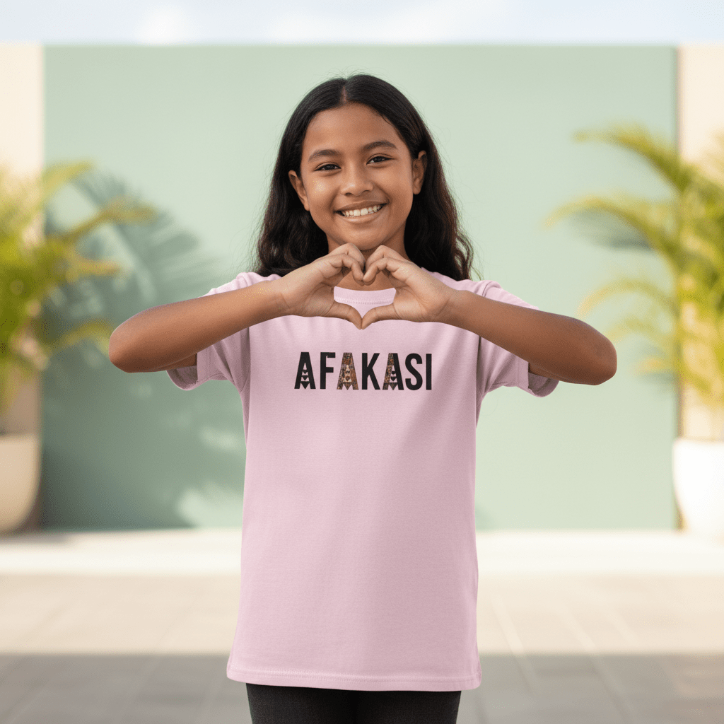 Afakasi kids tee, The Koko Samoa