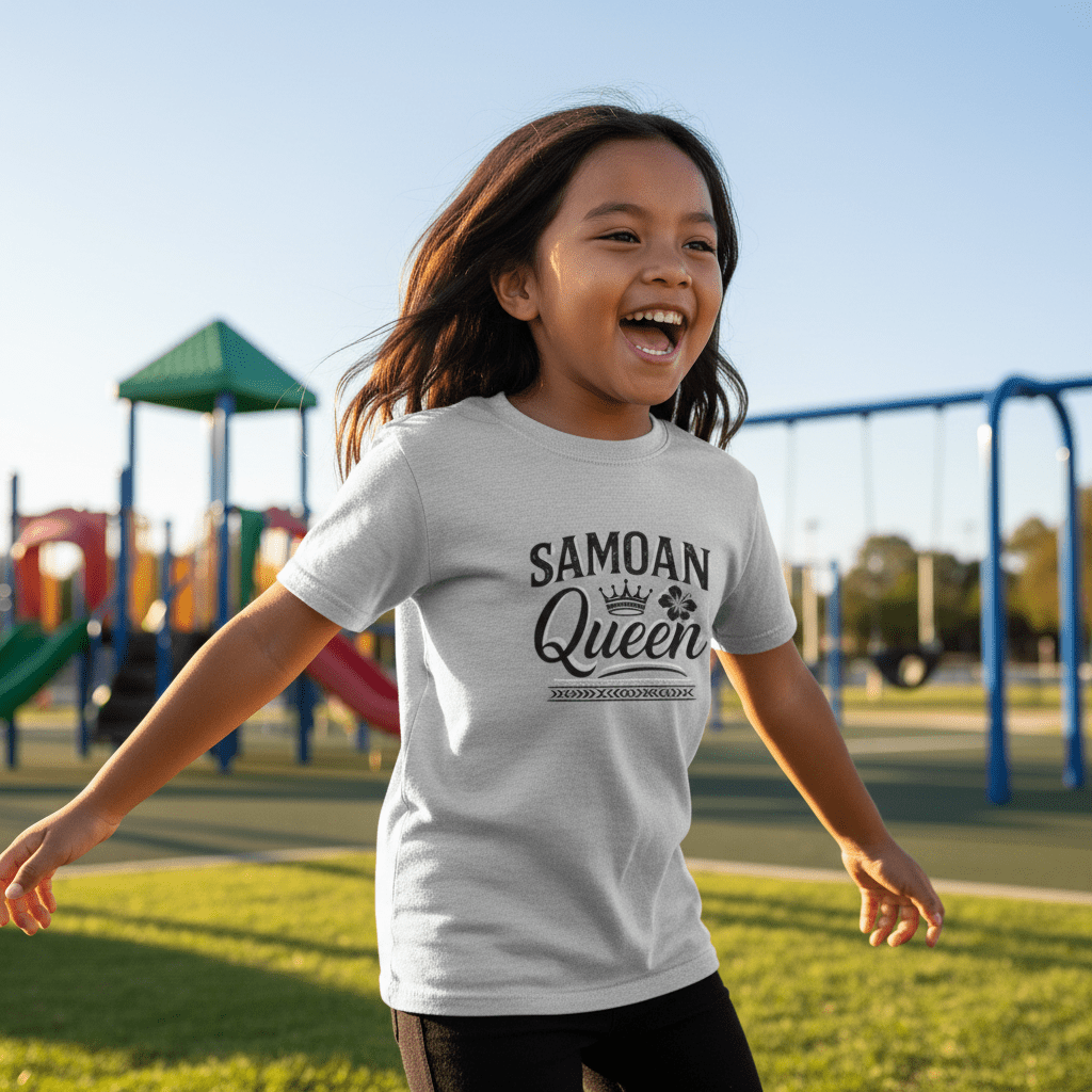 Samoan Queen kids tee, The Koko Samoa