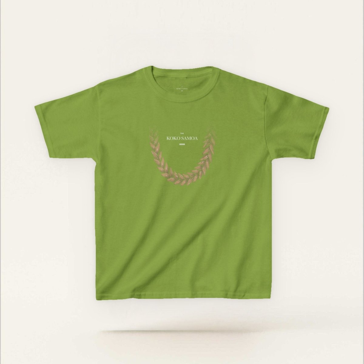 Ula Fala Brown kids tee, The Koko Samoa