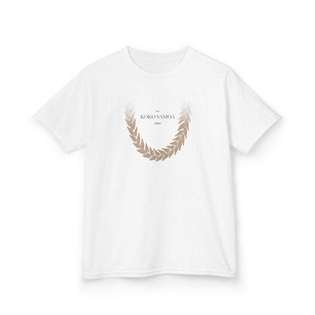 Ula Fala Brown kids tee, The Koko Samoa