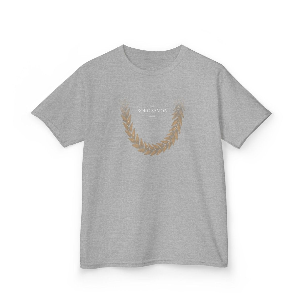 Ula Fala Brown kids tee, The Koko Samoa