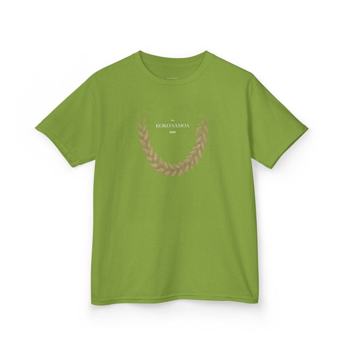 Ula Fala Brown kids tee, The Koko Samoa