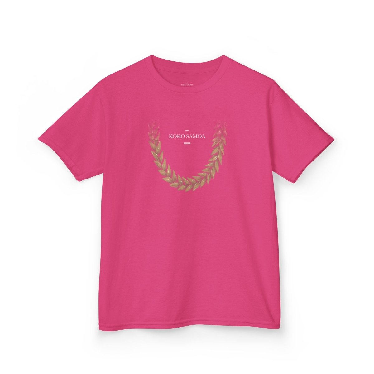 Ula Fala Brown kids tee, The Koko Samoa