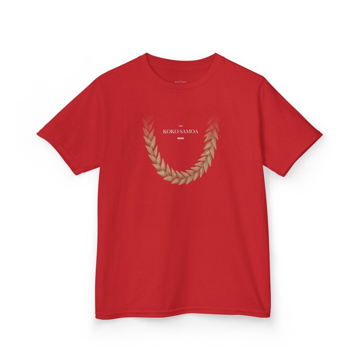 Ula Fala Brown kids tee, The Koko Samoa