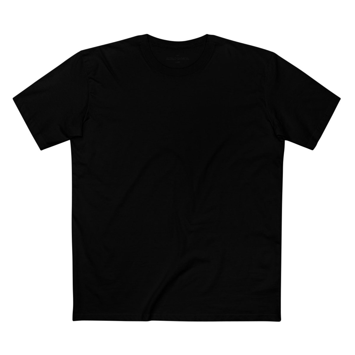 Black soft unisex tee with the 685 print, The Koko Samoa