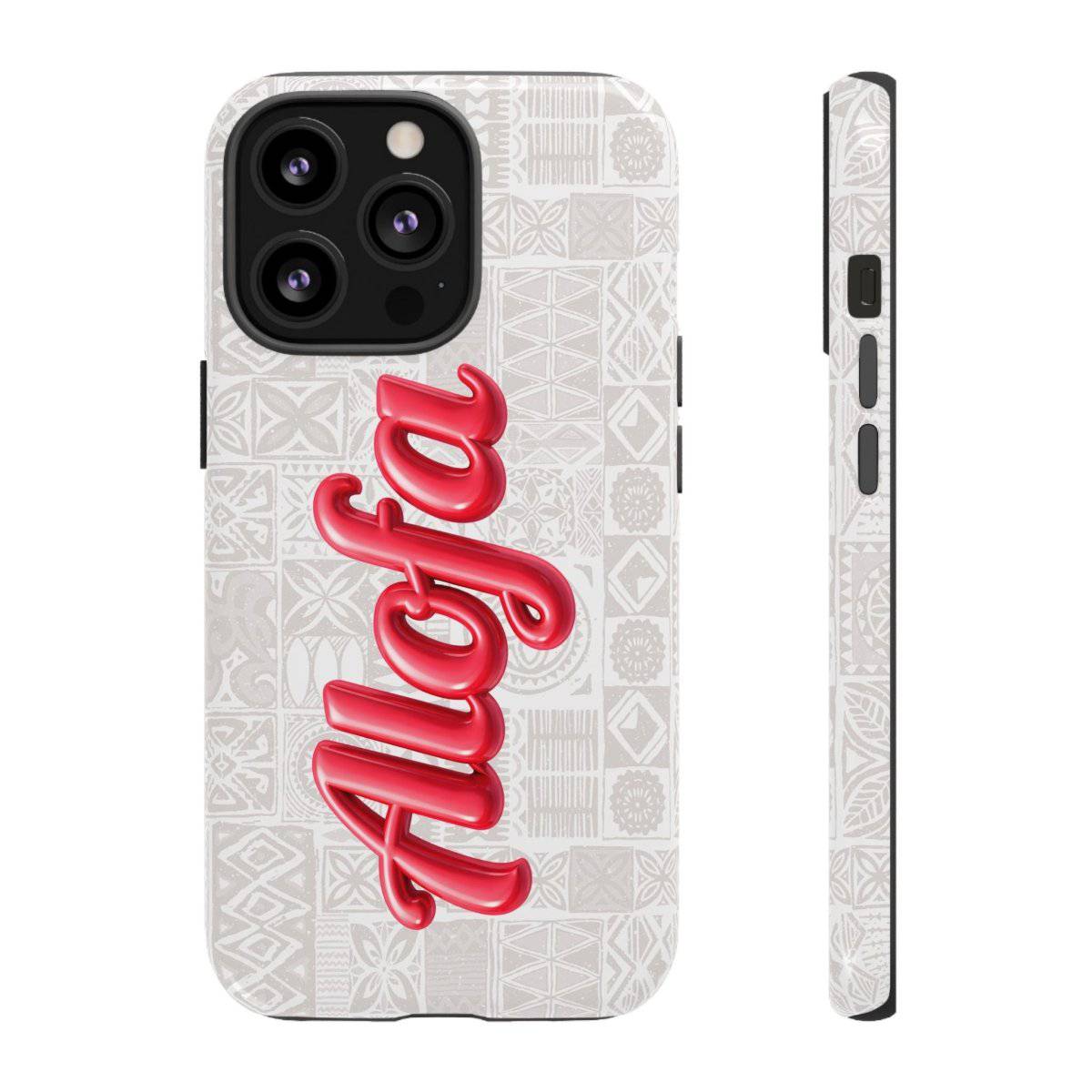 Alofa tough phone case for AU, NZ, and USA, featuring a Koko Samoa design with vibrant colors and durable protection.