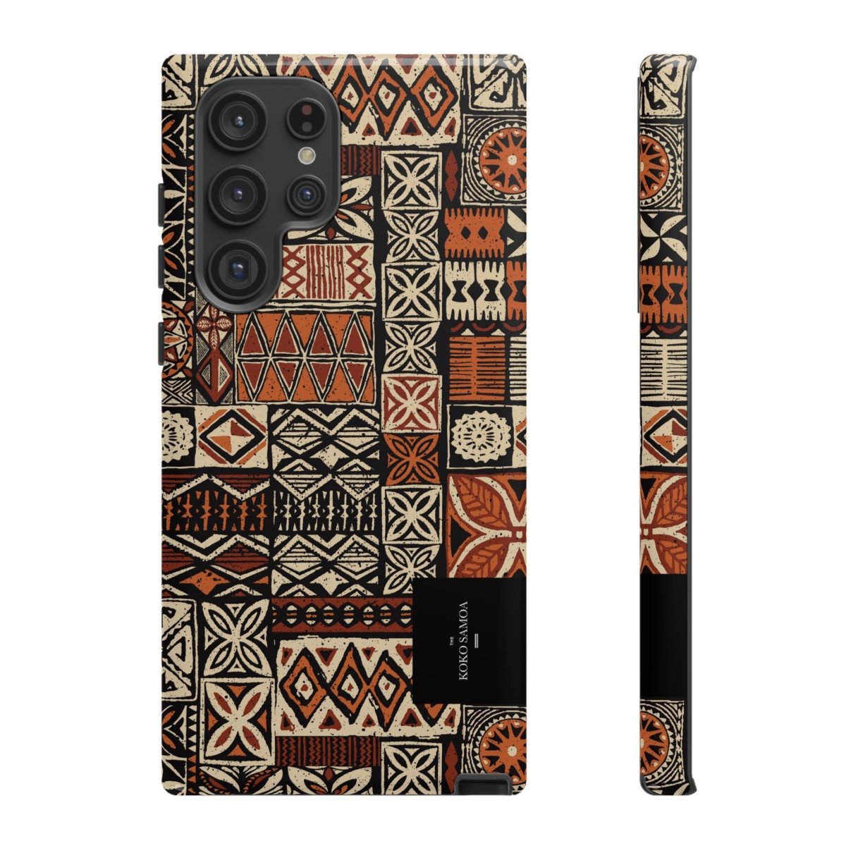 Tough Phone Case Elei design for AU/NZ/USA, featuring vibrant Koko Samoa artwork on durable protective cover.