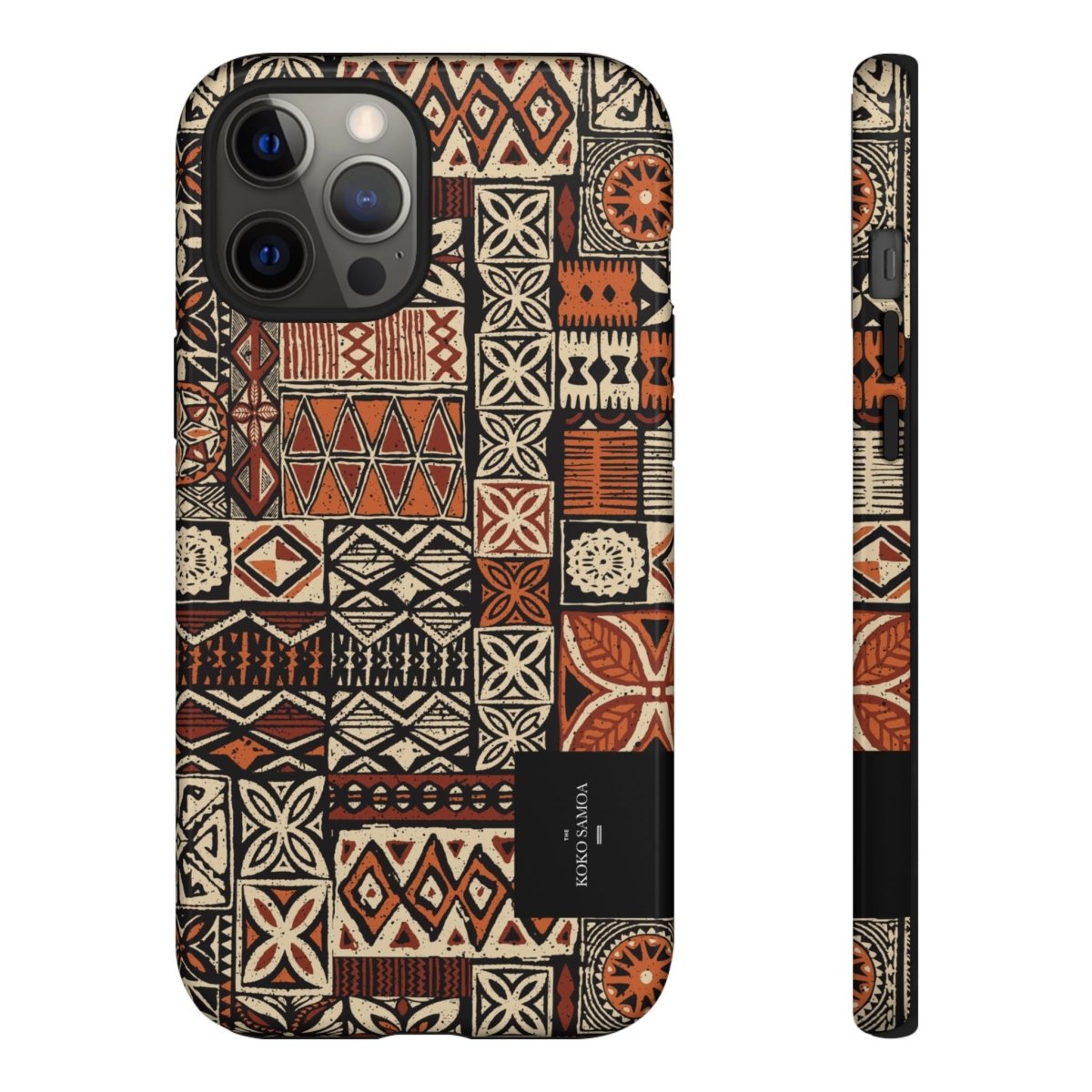 Tough Phone Case Elei for AU/NZ/USA, featuring vibrant Koko Samoa design, durable protective cover for smartphones.