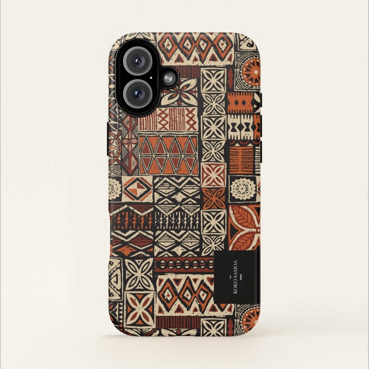 Tough Phone Case Elei featuring Koko Samoa design, protective cover for smartphones in AU, NZ, and USA.