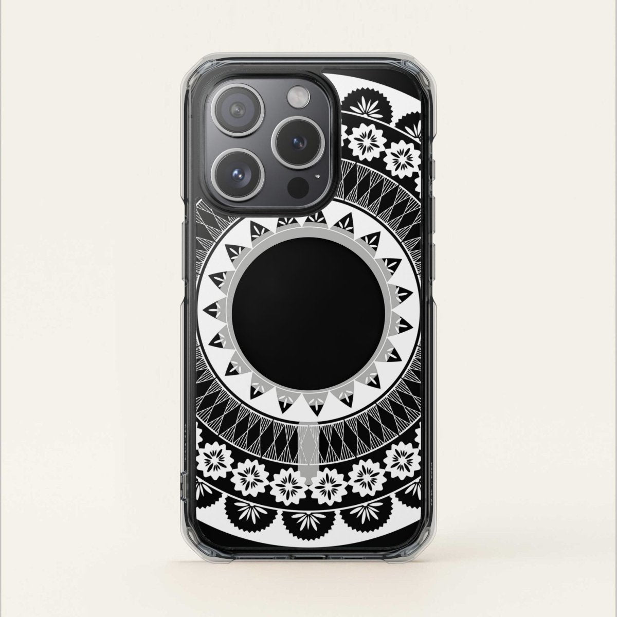 MagSafe clear case for iPhone 16 with Fiji design, transparent protective cover for AU, NZ, and USA markets.