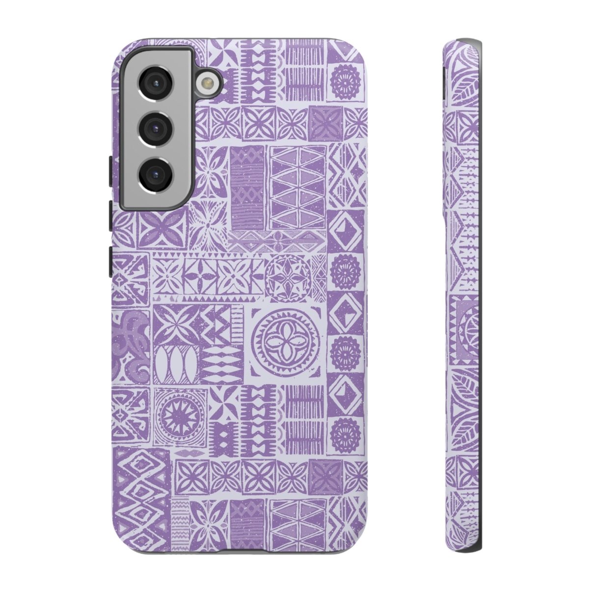 Lavender Elei tough phone case for iPhone 17, glossy protective case, designed for AU, NZ, and USA markets.