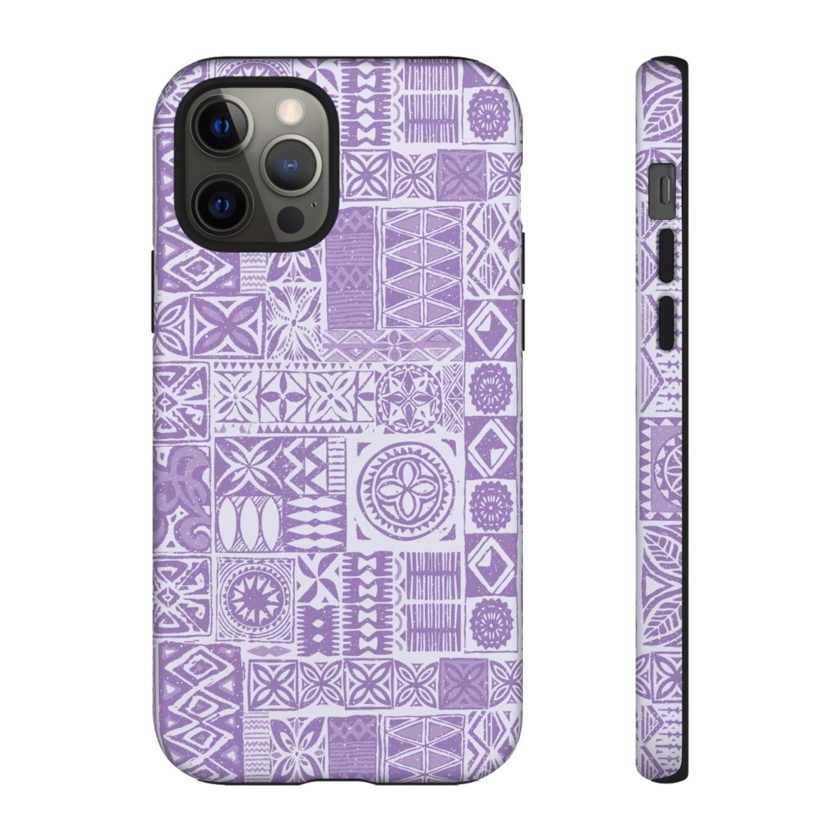 Lavender Elei tough phone case for iPhone 17, glossy protective case, designed for AU, NZ, and USA markets.