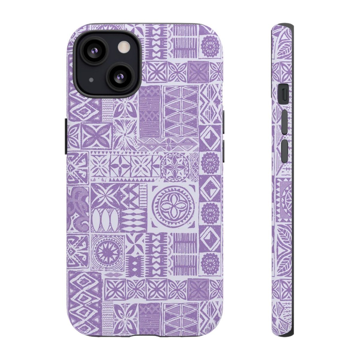 Glossy lavender Elei tough phone case for iPhone 17, designed for durability and stylish protection.
