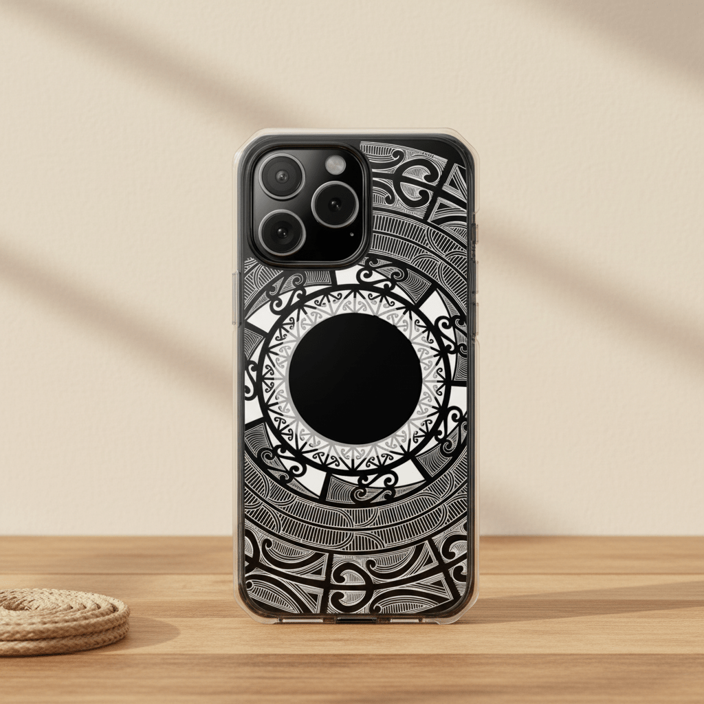 MagSafe iPhone ClearCase - Māori - AU/NZ/USA - The Koko Samoa
