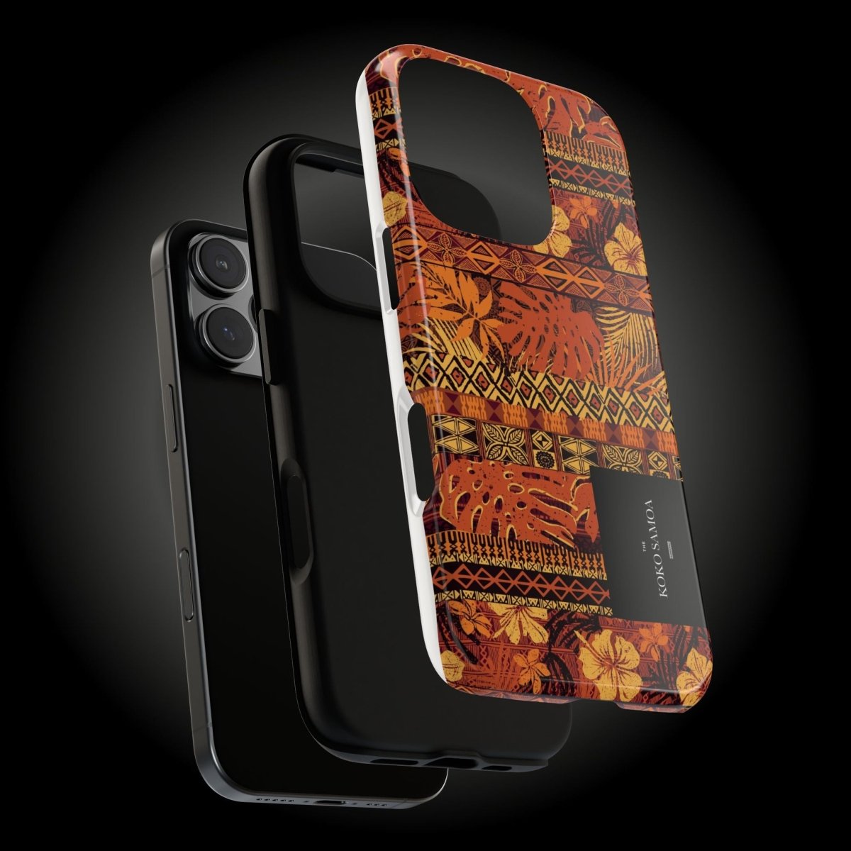 Glossy tough phone case for iPhone 17 featuring Poutasi Promise design, suitable for AU, NZ, and US markets.