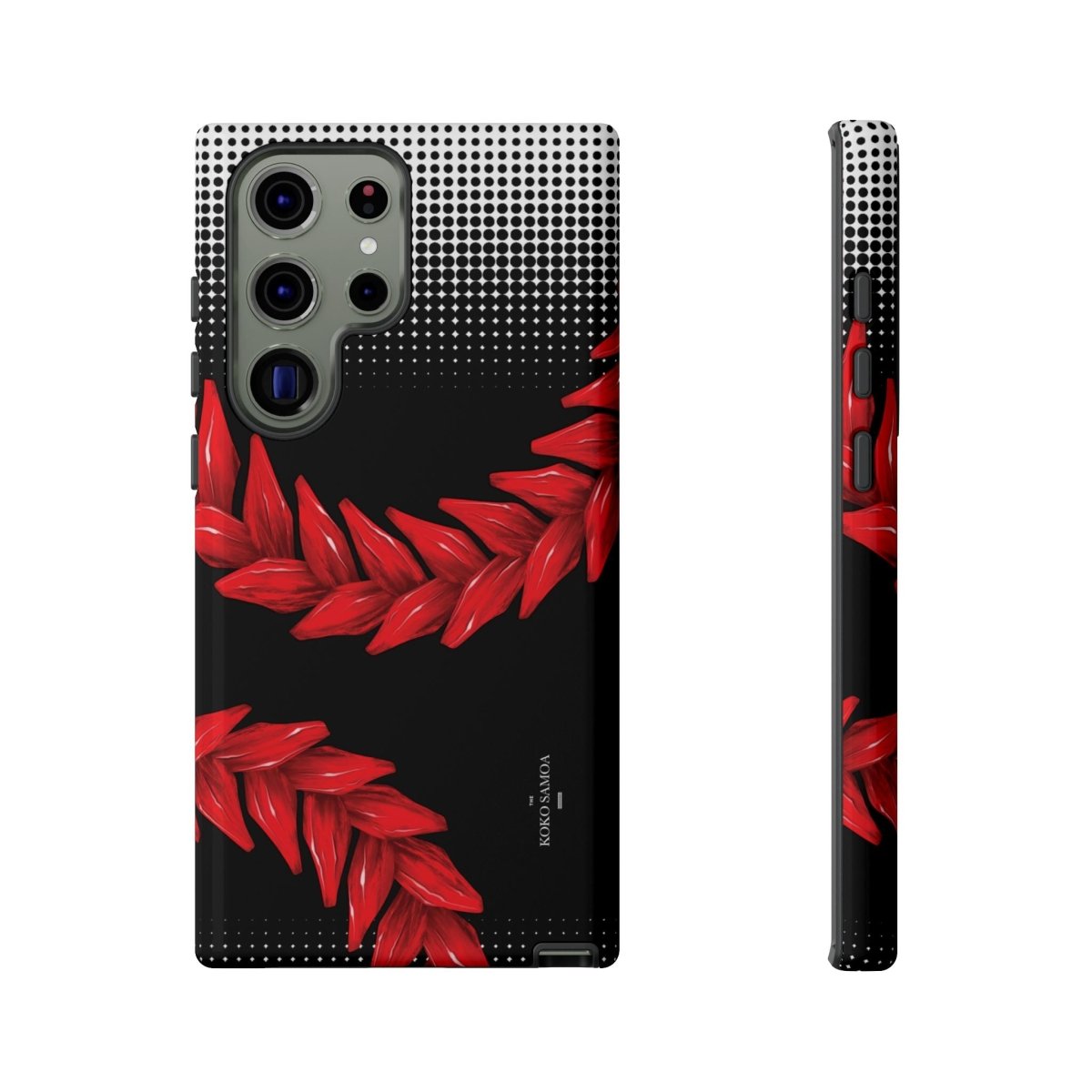 Tough Phone Case Ula Fala design for AU/NZ/USA, protective phone case with vibrant Samoa-inspired artwork.