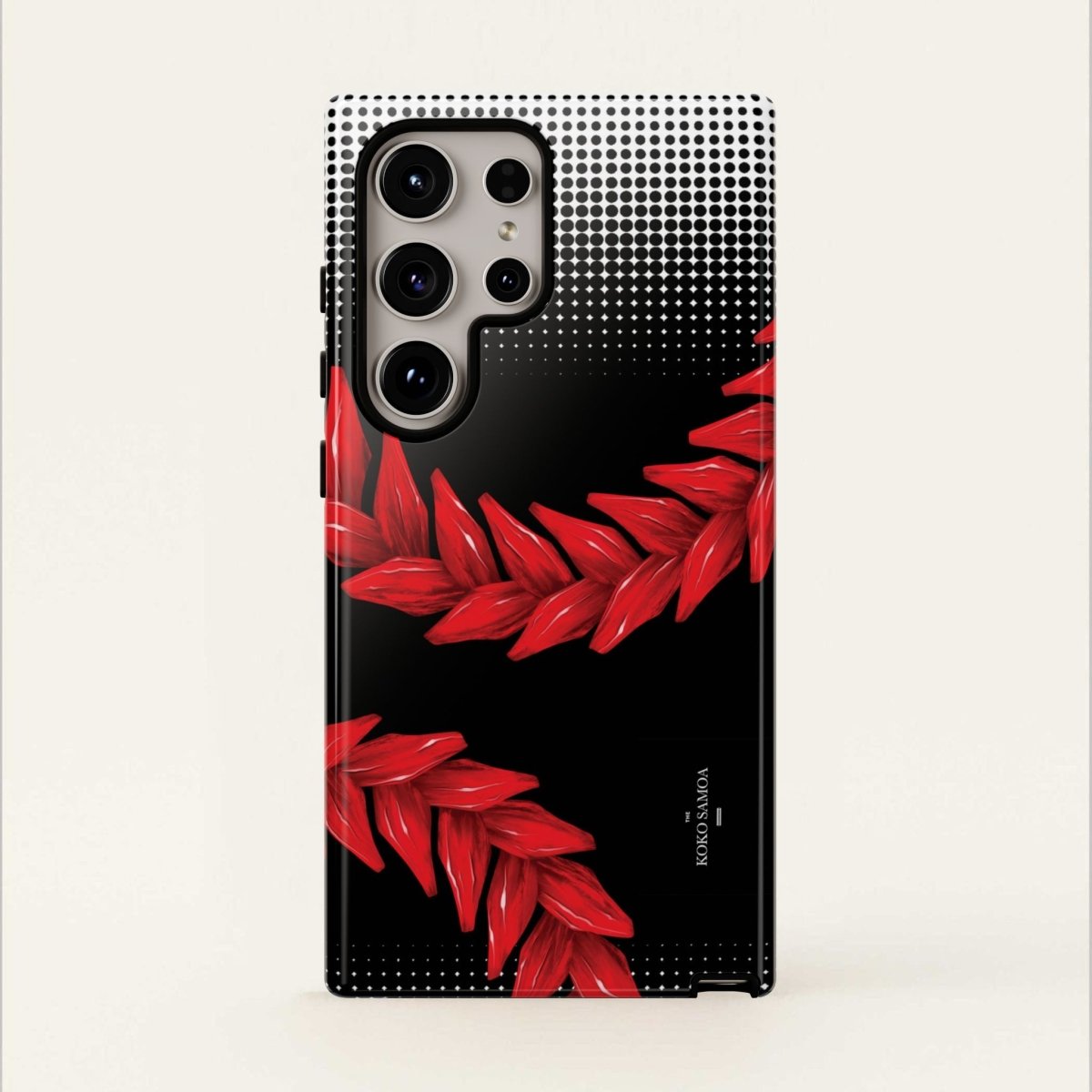 Tough Phone Case Ula Fala design for AU/NZ/USA, durable protective cover with vibrant Samoa-inspired artwork.
