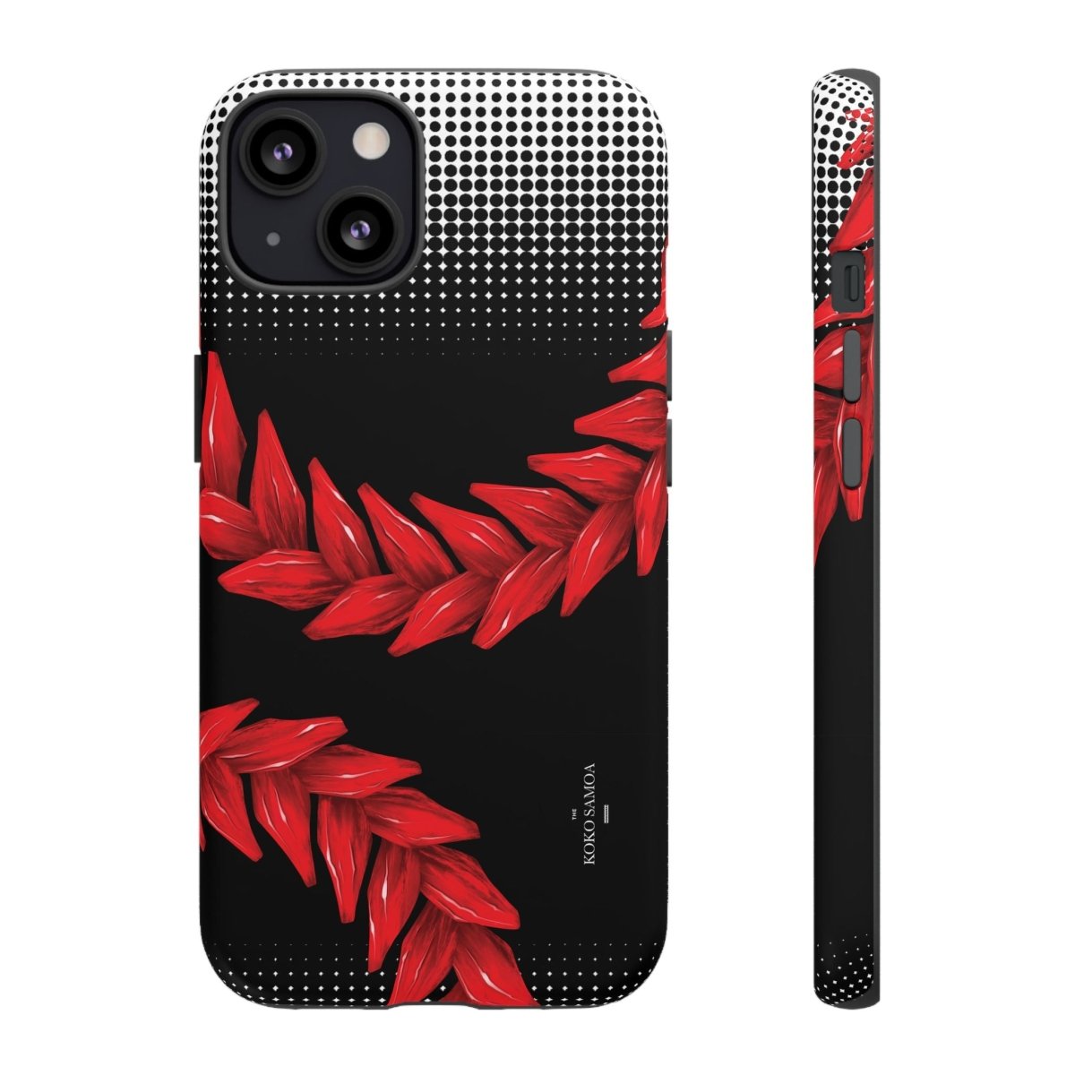 Tough Phone Case Ula Fala design for AU/NZ/USA, durable protective cover with vibrant Samoa-themed artwork.