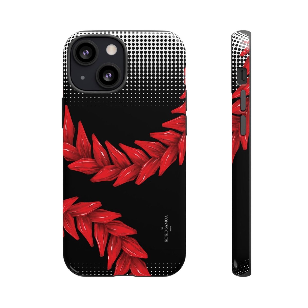 Tough Phone Case Ula Fala for AU, NZ, USA models with vibrant Samoan design on durable protective case.