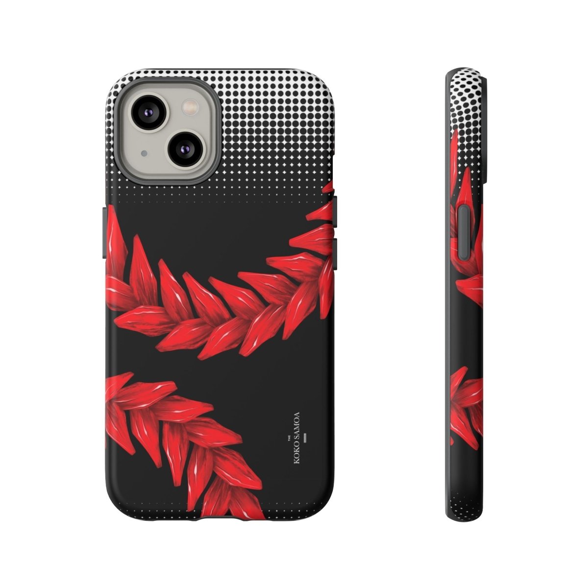 Tough Phone Case Ula Fala design for AU/NZ/USA, durable protective cover with vibrant Polynesian-inspired pattern.