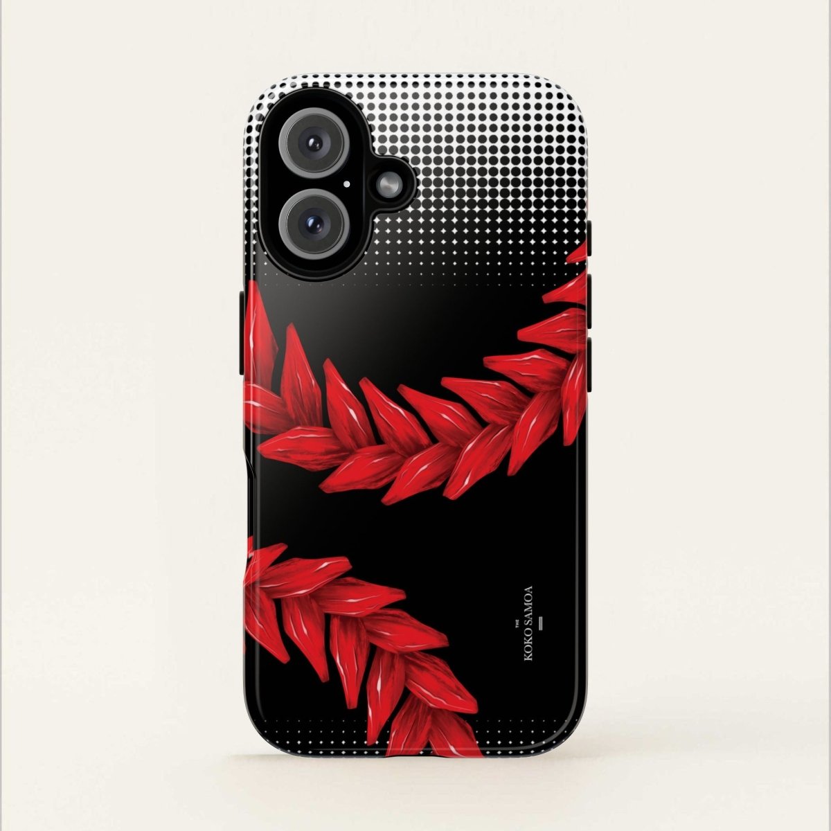 Tough Phone Case Ula Fala design for AU/NZ/USA, durable protective cover with vibrant tropical artwork.