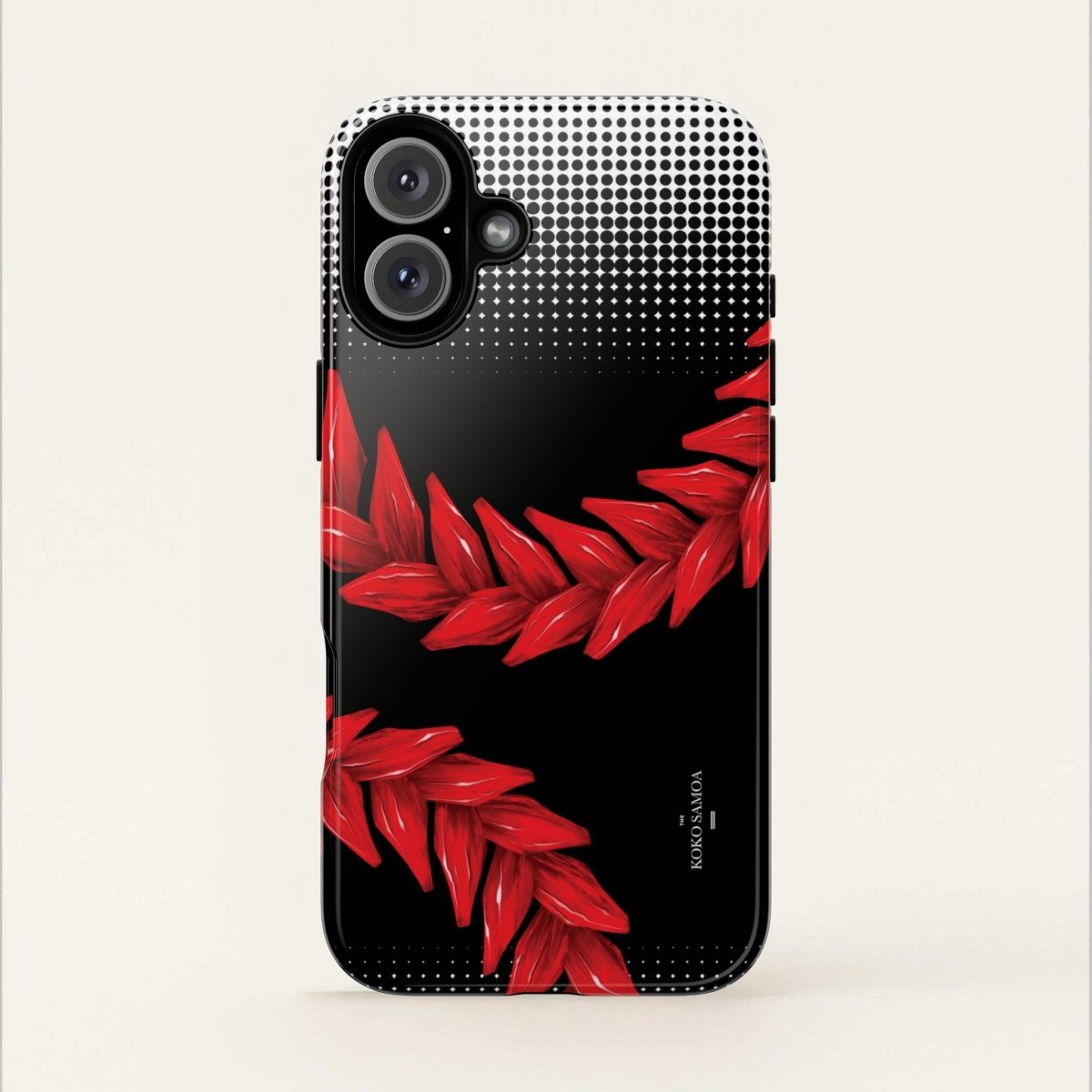 Tough Phone Case Ula Fala design for AU, NZ, and USA models, durable protective cover with vibrant Samoa-inspired artwork.