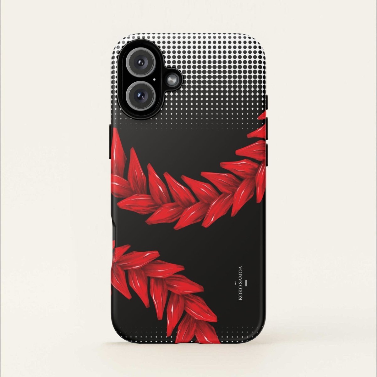 Tough Phone Case Ula Fala design for AU/NZ/USA, durable protective cover with vibrant Samoan motifs.