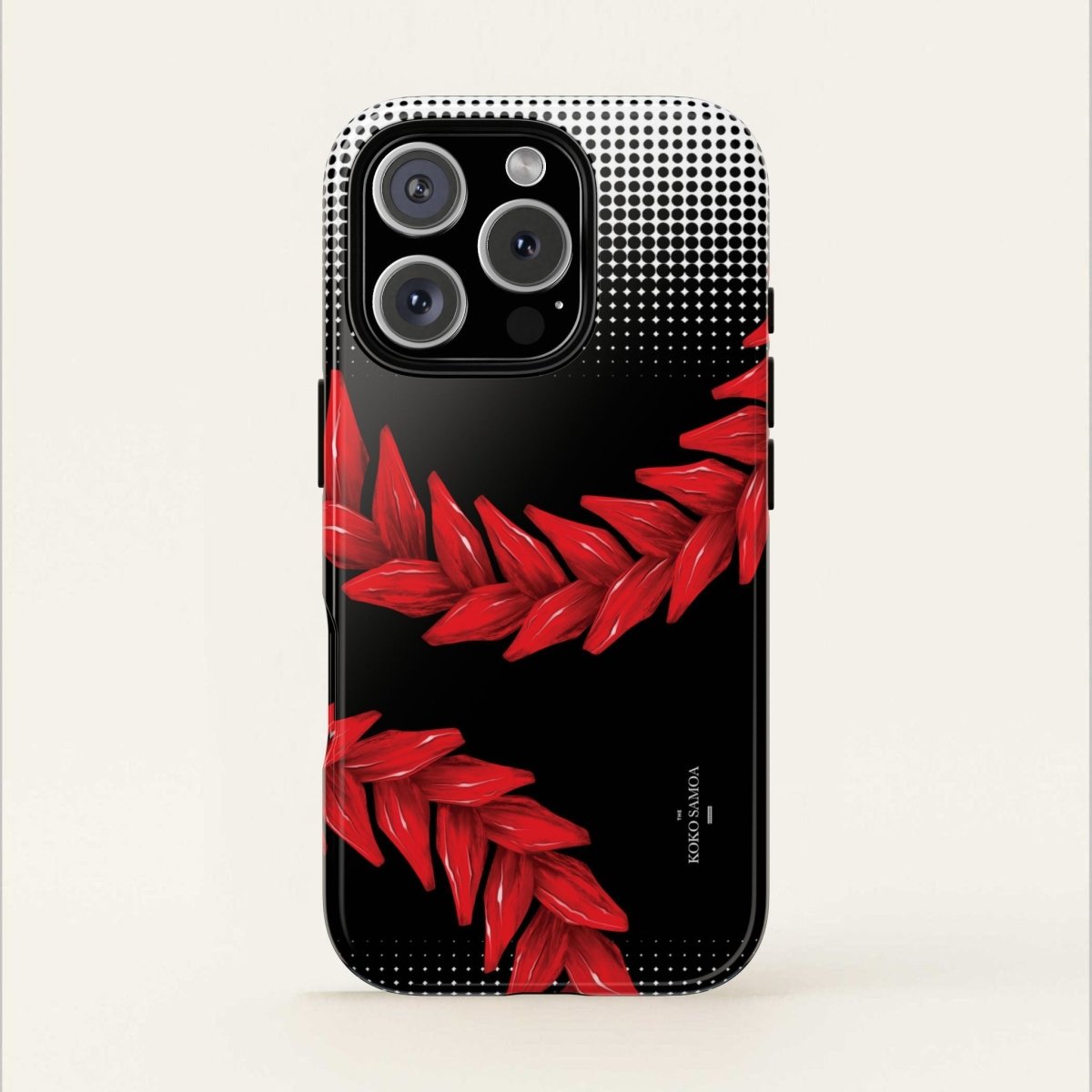 Tough Phone Case Ula Fala design for AU/NZ/USA, durable phone protection with vibrant Samoan-inspired artwork.