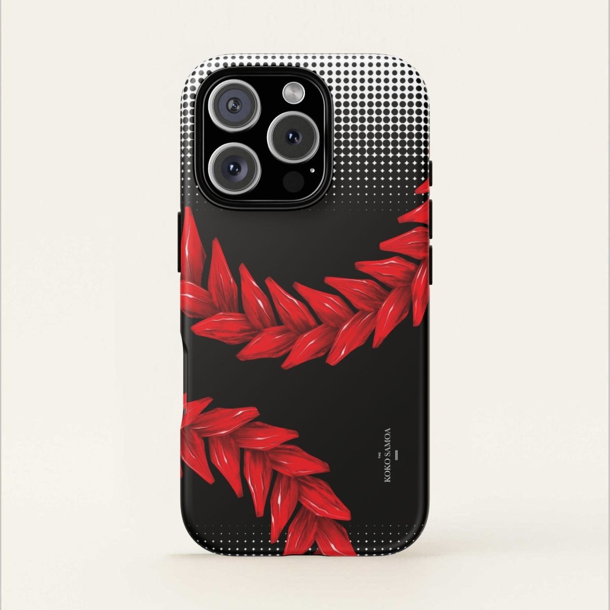 Tough Phone Case Ula Fala design for AU/NZ/USA, durable protective cover with vibrant Samoan artwork.