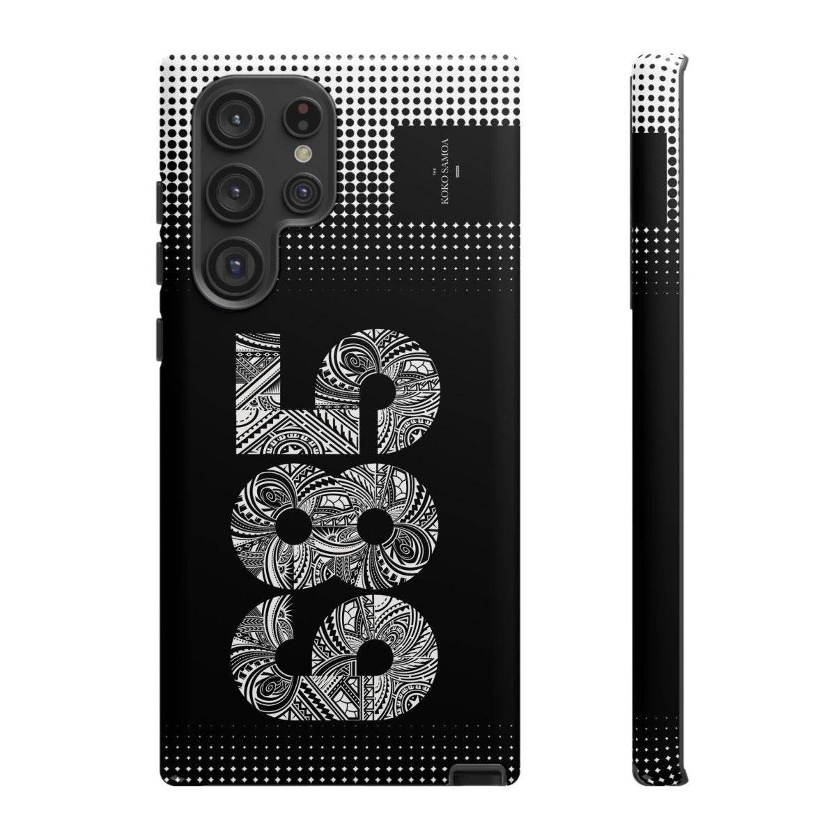 WOYC Tough Phone Case 685 for AU/NZ/USA, rugged protective cover with Samoa-inspired design, fits smartphones securely.