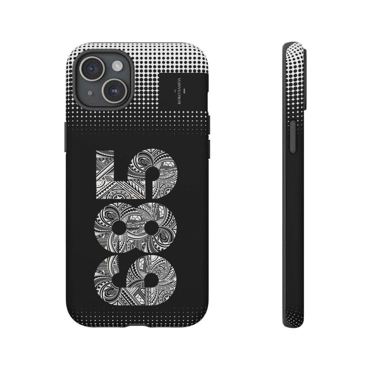 WOYC Tough Phone Case 685 for AU/NZ/USA, durable protective cover with tropical Samoa design for smartphones