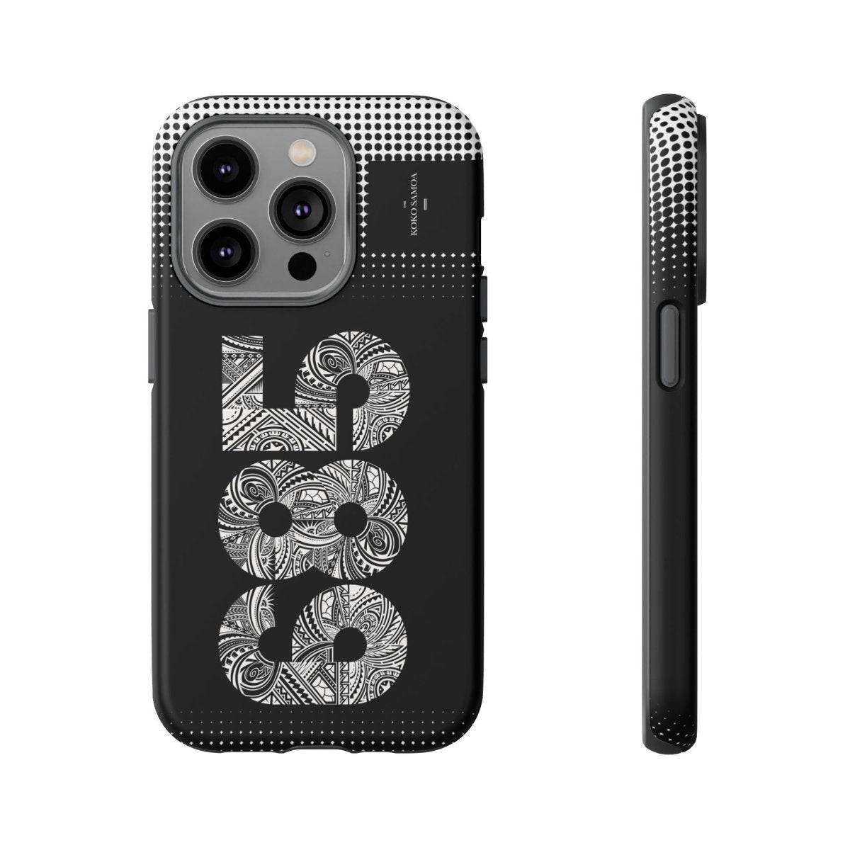 Tough Phone Case 685 for AU/NZ/USA, rugged protective cover with tropical Samoa design.