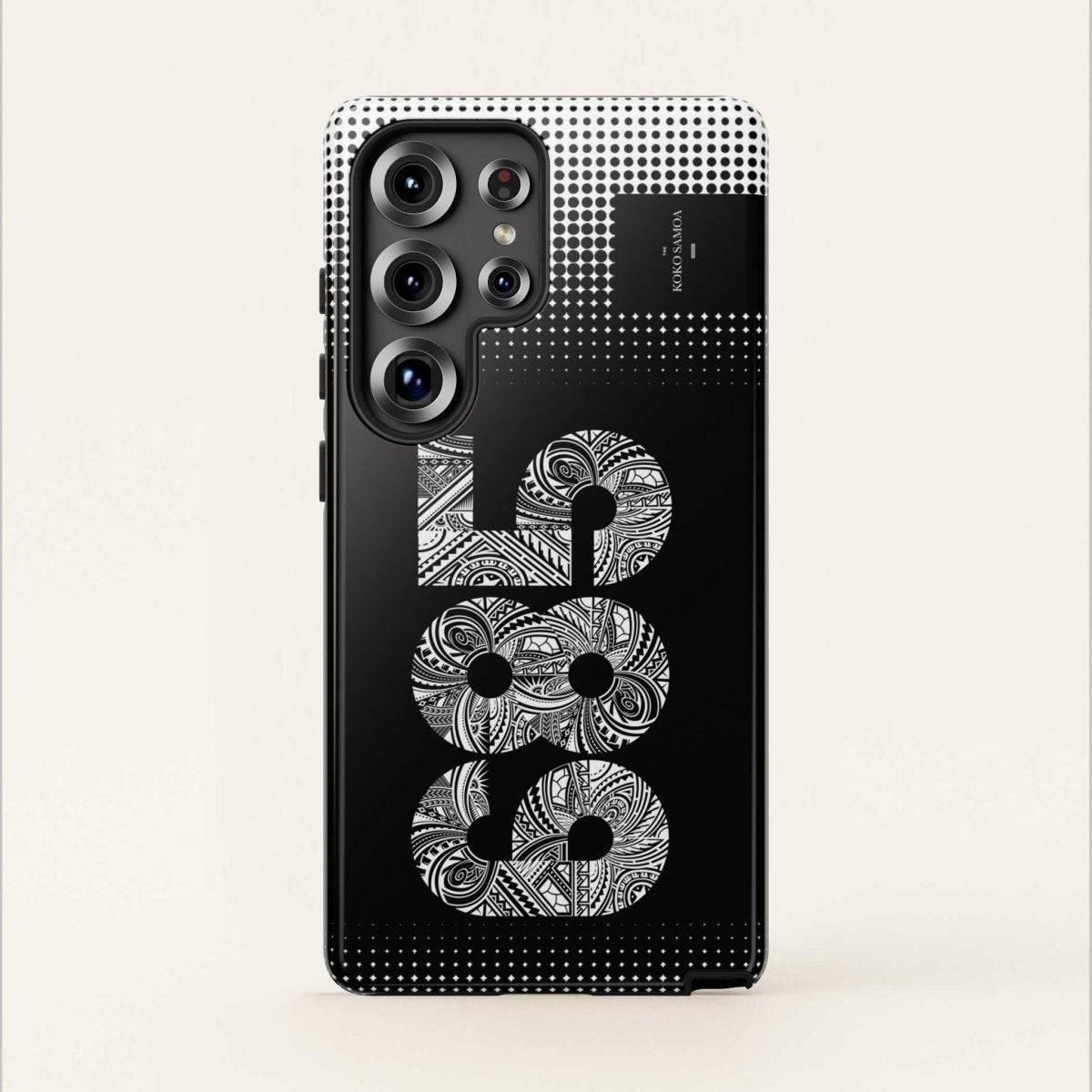 WOYC Tough Phone Case 685 for AU/NZ/USA, rugged protective cover with Koko Samoa design for smartphones.