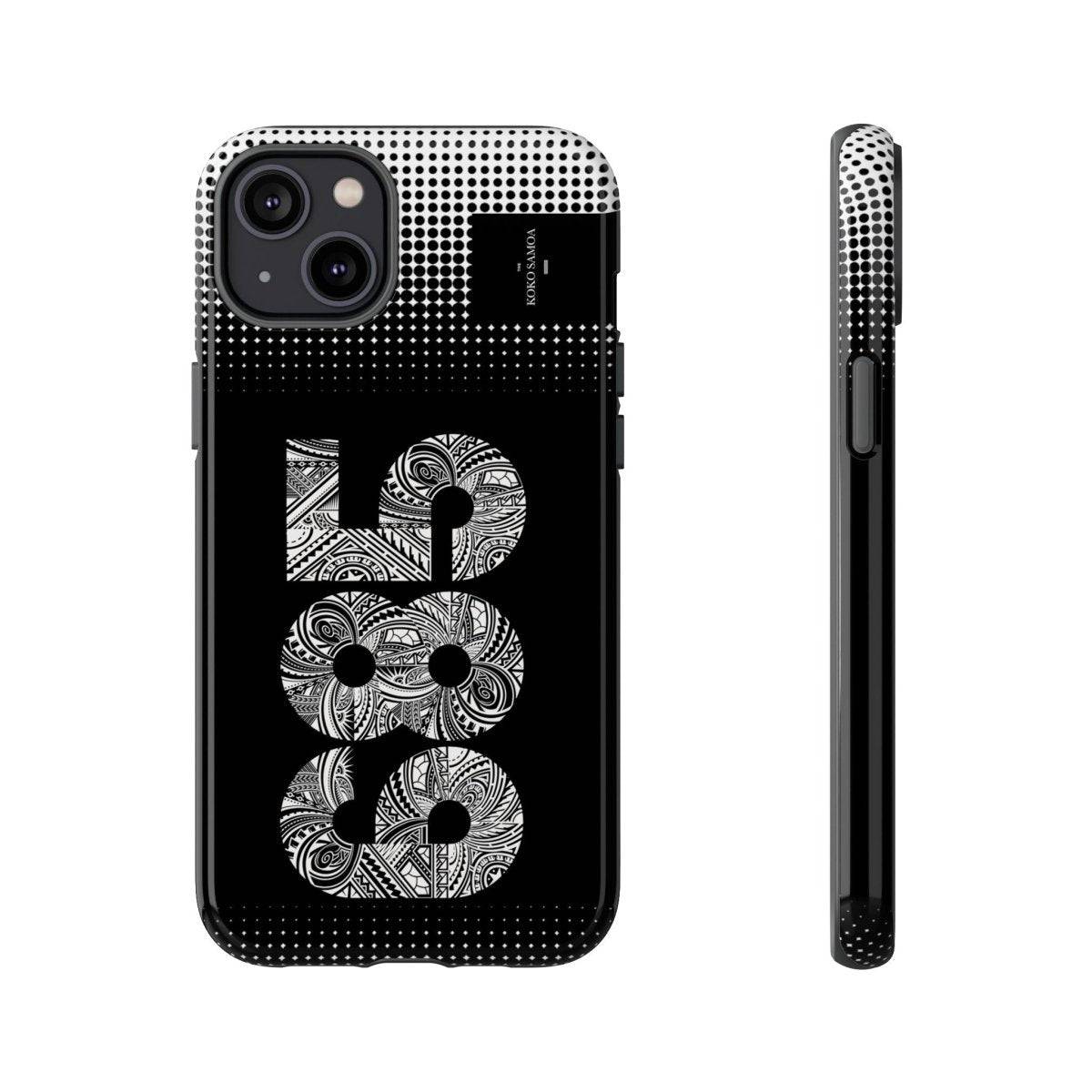 Tough Phone Case 685 for AU/NZ/USA, durable protective cover with tropical Samoa design, fits smartphones securely.