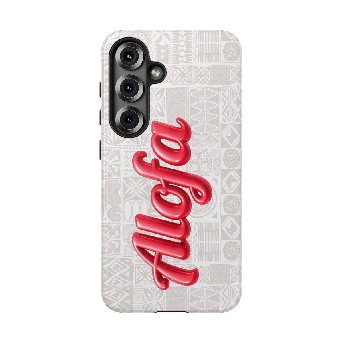 WOYC Alofa Tough Phone Case for AU/NZ/USA features Koko Samoa design, durable protective cover for smartphones.