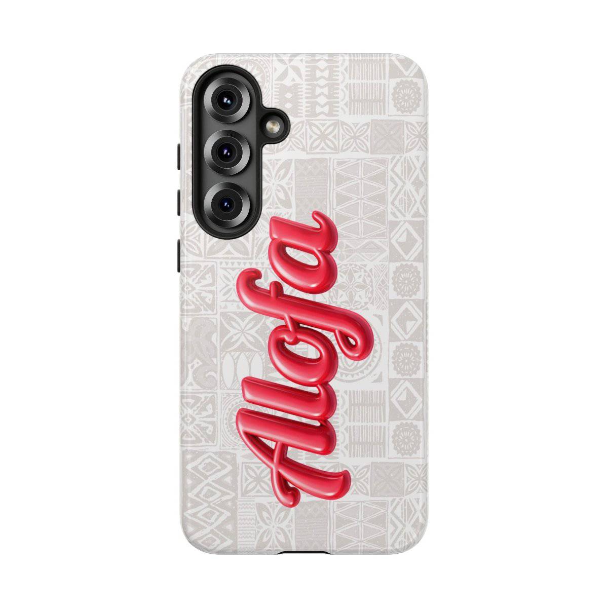 WOYC Tough Phone Case Alofa with Samoa Koko design, durable protective cover for smartphones, AU/NZ/USA version