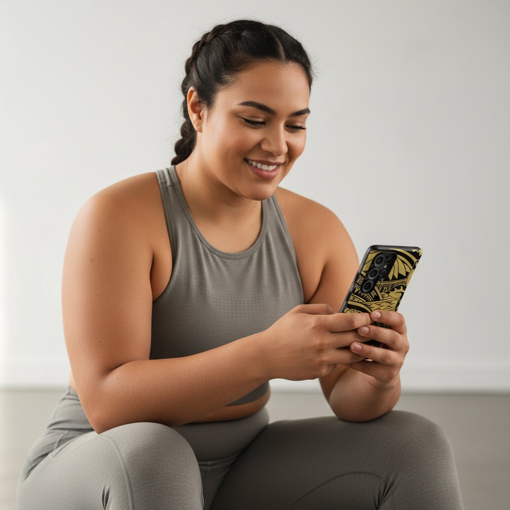 Tough Phone Case - Bloom Gold - AU/NZ/USA - The Koko Samoa