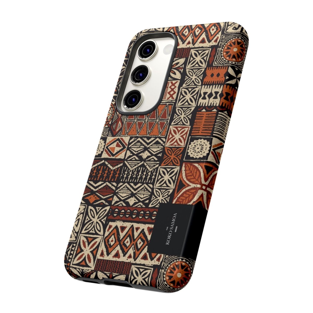 WOYC Tough Phone Case Elei for AU, NZ, USA with Koko Samoa design, durable protective cover for smartphones.