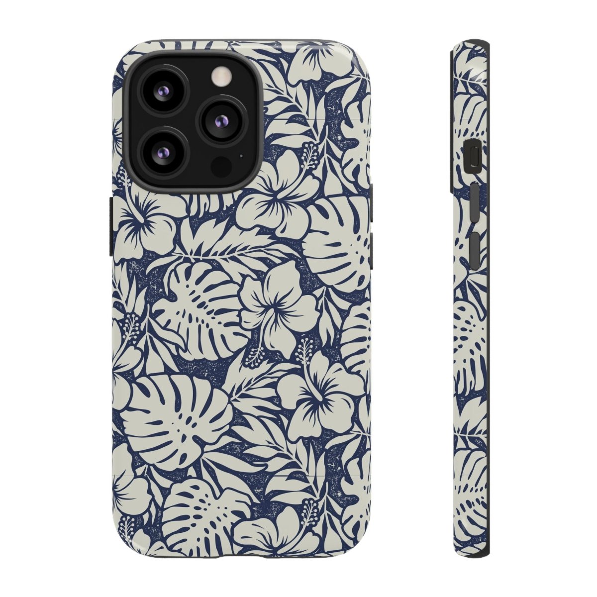 Printify Tough Phone Case with Falefa Breeze design, featuring vibrant Samoan motifs on durable protective cover for smartphones.
