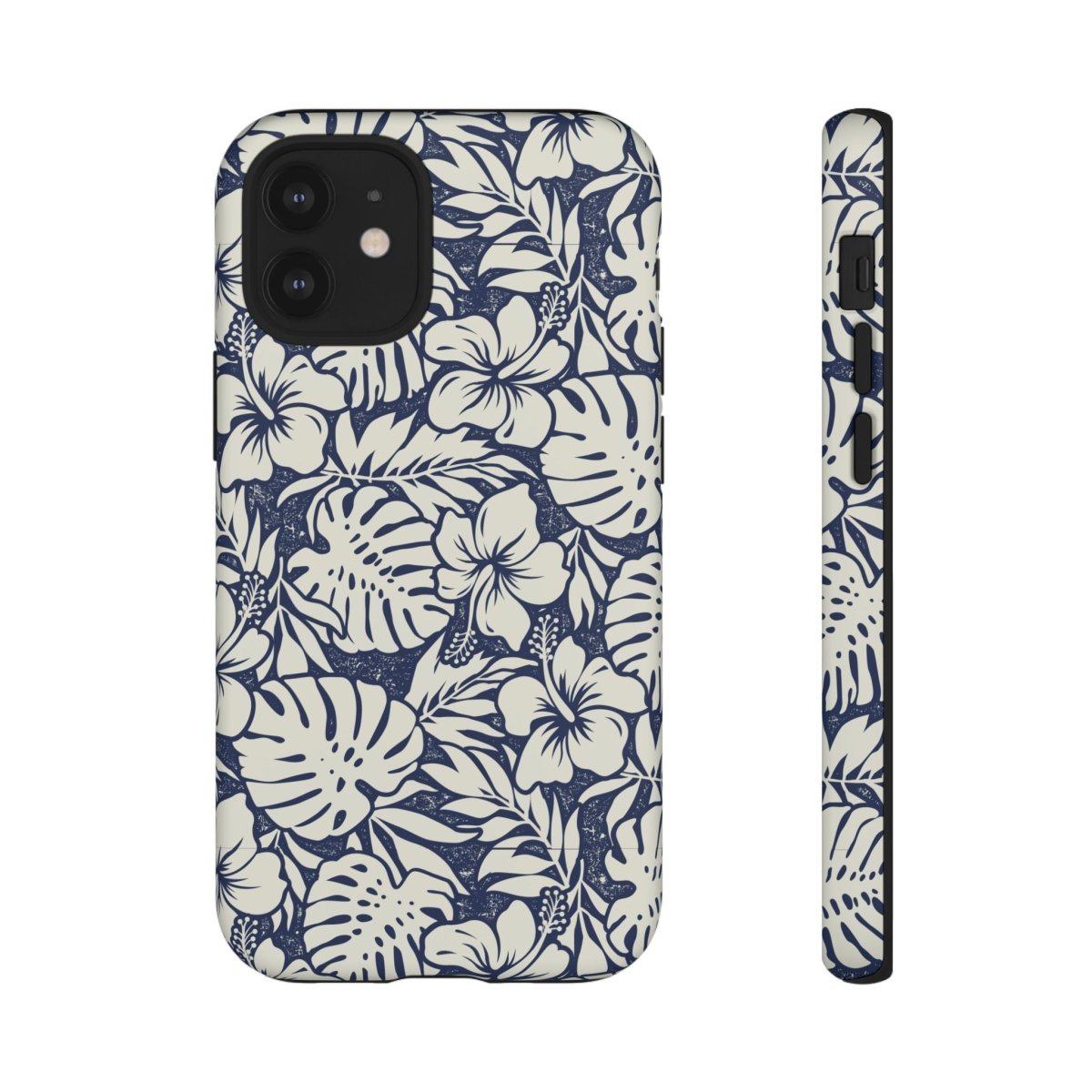 Tough Phone Case with Falefa Breeze design featuring Koko Samoa motifs, fits AU/NZ/USA models.